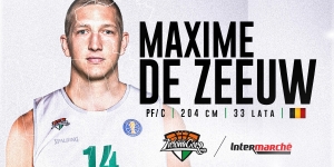Maxime De Zeeuw graczem Stelmetu Enei BC