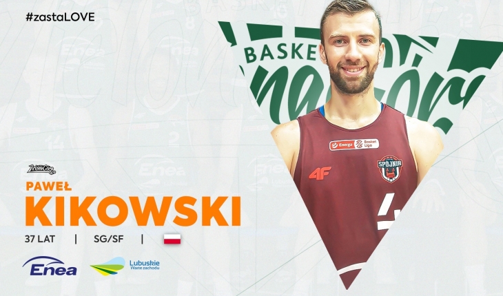 Paweł Kikowski wzmacnia Enea Zastal BC Zielona Góra