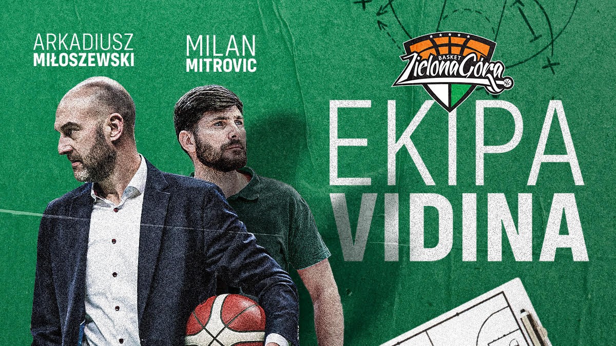 Ekipa Vidina w komplecie - Miłoszewski i Mitrović w Zielonej Górze